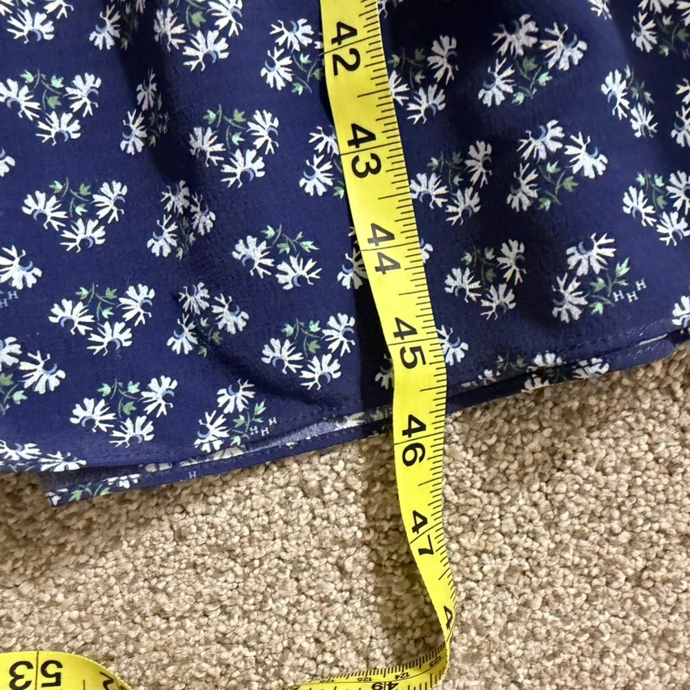 Hill House Home the Louisa Nap Dress in Navy Blue Posey Ditzy Floral Size Small - Picture 15 of 16